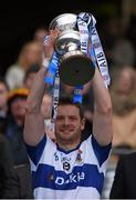 17 March 2014; Luke Bree, St Vincent's, lifts the Andy Merrigan Cup. AIB GAA Football All-Ireland Senior Club Championship Final, Castlebar Mitchels, Mayo, v St Vincent's, Dublin. Croke Park, Dublin. Picture credit: Stephen McCarthy / SPORTSFILE