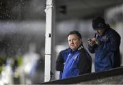 21 March 2014; Leinster head coach Matt O'Connor looks on ahead of the game. Celtic League 2013/14, Round 17, Leinster v Zebre, RDS, Ballsbridge, Dublin. Picture credit: Stephen McCarthy / SPORTSFILE