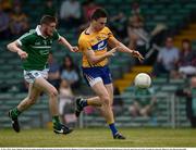 29 May 2016; Jamie Malone of Clare in action against Brian Fanning of Limerick during the Munster GAA Football Senior Championship quarter-final between Limerick and Clare at Gaelic Grounds in Limerick. Photo by Sam Barnes/Sportsfile