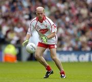 25 September 2005; Peter Canavan, Tyrone. Bank of Ireland All-Ireland Senior Football Championship Final, Kerry v Tyrone, Croke Park, Dublin. Picture credit; Ray McManus / SPORTSFILE *** Local Caption *** Any photograph taken by SPORTSFILE during, or in connection with, the 2005 Bank of Ireland All-Ireland Senior Football Final which displays GAA logos or contains an image or part of an image of any GAA intellectual property, or, which contains images of a GAA player/players in their playing uniforms, may only be used for editorial and non-advertising purposes.  Use of photographs for advertising, as posters or for purchase separately is strictly prohibited unless prior written approval has been obtained from the Gaelic Athletic Association.