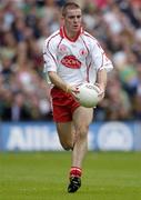 25 September 2005; Philip Jordan, Tyrone. Bank of Ireland All-Ireland Senior Football Championship Final, Kerry v Tyrone, Croke Park, Dublin. Picture credit; Ray McManus / SPORTSFILE *** Local Caption *** Any photograph taken by SPORTSFILE during, or in connection with, the 2005 Bank of Ireland All-Ireland Senior Football Final which displays GAA logos or contains an image or part of an image of any GAA intellectual property, or, which contains images of a GAA player/players in their playing uniforms, may only be used for editorial and non-advertising purposes.  Use of photographs for advertising, as posters or for purchase separately is strictly prohibited unless prior written approval has been obtained from the Gaelic Athletic Association.