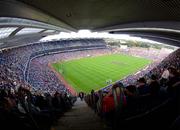 25 September 2005; A general view of Croke Park before the game. Bank of Ireland All-Ireland Senior Football Championship Final, Kerry v Tyrone, Croke Park, Dublin. Picture credit; Brian Lawless / SPORTSFILE *** Local Caption *** Any photograph taken by SPORTSFILE during, or in connection with, the 2005 Bank of Ireland All-Ireland Senior Football Final which displays GAA logos or contains an image or part of an image of any GAA intellectual property, or, which contains images of a GAA player/players in their playing uniforms, may only be used for editorial and non-advertising purposes.  Use of photographs for advertising, as posters or for purchase separately is strictly prohibited unless prior written approval has been obtained from the Gaelic Athletic Association.