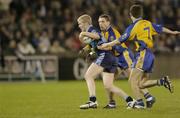 6 October 2005; Stephen Early, St Judes, in action against Kieran McGeeney, and Niall Cooper, (7) , Na Fianna. Dublin County Senior Football Semi-Final, Na Fianna v St Jude's, Parnell Park, Dublin. Picture credit: Damien Eagers / SPORTSFILE