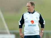 10 October 2005; Brian Kerr, Republic of Ireland manager, during squad training. Malahide FC, Malahide, Dublin. Picture credit: David Maher / SPORTSFILE