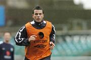 11 October 2005; Ian Harte, Republic of Ireland, in action during squad training. Lansdowne Road, Dublin. Picture credit: David Maher / SPORTSFILE