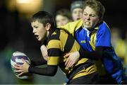 21 March 2014; Action from the half-time mini-games featuring Carlow RFC in action against Ratoath RFC during the Celtic League 2013/14 Round 17 match between Leinster and Zebre at the RDS, Ballsbridge, Dublin. Picture credit: Matt Browne / SPORTSFILE