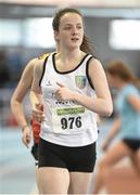 22 March 2014; Orlaith Delahunt, Sligo A.C., in action during the U17 Girls Race Walking event. Woodie’s DIY Juvenile Indoor Track and Field Championships, Athlone Institute of Technology Arena, Athlone, Co. Westmeath. Picture credit: Pat Murphy / SPORTSFILE