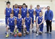 23 March 2014; The Belfast Star team. Basketball Ireland League Cup Final, Dublin Inter v Belfast Star, Neptune Stadium, Cork. Picture credit: Brendan Moran / SPORTSFILE