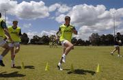18 October 2005; Brian McGuigan, with Colm Cooper to his right, during a training session, at the Mandurah Football and Sports Club, in advance of the Fosters International Rules game between Australia and Ireland. Mandurah Football and Sports Club, Rushton Park, Mandurah, Perth, Western Australia. Picture credit; Ray McManus / SPORTSFILE