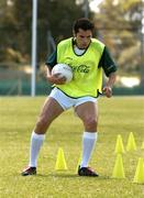 18 October 2005; Sean Og O Hailpin, Cork, during a training session, at the Mandurah Football and Sports Club, in advance of the Fosters International Rules game between Australia and Ireland. Mandurah Football and Sports Club, Rushton Park, Mandurah, Perth, Western Australia. Picture credit; Ray McManus / SPORTSFILE