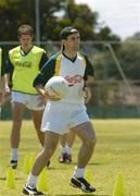 18 October 2005; Referee Michael Collins during a training session, at the Mandurah Football and Sports Club, in advance of the Fosters International Rules game between Australia and Ireland. Mandurah Football and Sports Club, Rushton Park, Mandurah, Perth, Western Australia. Picture credit; Ray McManus / SPORTSFILE