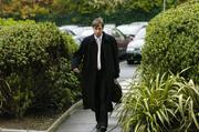 18 October 2005; John Delaney, Chief Executive FAI, arriving at a FAI Board of Management meeting. Great Southern Hotel, Dublin Airport, Dublin. Picture credit: David Maher / SPORTSFILE