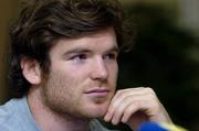 19 October 2005; Gordon D'Arcy pictured at a Leinster Rugby Press Conference. RDS, Dublin. Picture credit: Matt Browne / SPORTSFILE