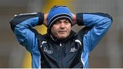 23 March 2014; Dublin manager Anthony Daly reacts during the closing stages of the game. Allianz Hurling League Division 1A Round 5, Tipperary v Dublin. Semple Stadium, Thurles, Co. Tipperary. Picture credit: Stephen McCarthy / SPORTSFILE