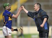 23 March 2014; Tipperary manager Eamon O'Shea and Noel McGrath following their side's victory. Allianz Hurling League Division 1A Round 5, Tipperary v Dublin. Semple Stadium, Thurles, Co. Tipperary. Picture credit: Stephen McCarthy / SPORTSFILE