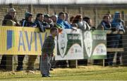 23 March 2014; A young supporter looks on during the game. FAI Junior Cup, Quarter-Final, Carew Park FC v St Michaels FC, Carew Park, Limerick. Picture credit: Diarmuid Greene / SPORTSFILE