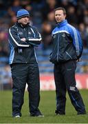 23 March 2014; Dublin manager Anthony Daly, left, with selector Shane Martin. Allianz Hurling League Division 1A Round 5, Tipperary v Dublin. Semple Stadium, Thurles, Co. Tipperary. Picture credit: Stephen McCarthy / SPORTSFILE