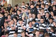 23 March 2014; Belvedere supporters ahead of the game. Beauchamps Leinster Schools Junior Cup Final, Blackrock College v Belvedere College, Tallaght Stadium, Tallaght, Dublin. Picture credit: Ramsey Cardy / SPORTSFILE