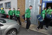 23 March 2014; St Michael's FC players arrive for the game. FAI Junior Cup, Quarter-Final, Carew Park FC v St Michaels FC, Carew Park, Limerick. Picture credit: Diarmuid Greene / SPORTSFILE