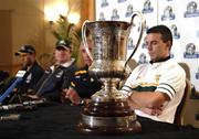 20 October 2005; The Cormac McAnallen Cup sits on the table during the final Press Conference advance of the Fosters International Rules game between Australia and Ireland, Sheraton Perth Hotel, Adelaide Terrace, Perth, Western Australia. Picture credit; Ray McManus / SPORTSFILE