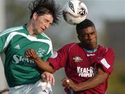 23 October 2005; Colm Tresson, Bray Wanderers, in action against Jermaine Sandvliet, Drogheda United. FAI Carlsberg Cup Semi-Final, Drogheda United v Bray Wanderers, United Park, Drogheda, Co. Louth. Picture credit: David Maher / SPORTSFILE