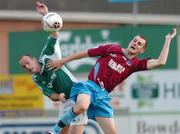 23 October 2005; Steven Gray, Drogheda United, in action against Brian McGovern, Bray Wanderers. FAI Carlsberg Cup Semi-Final, Drogheda United v Bray Wanderers, United Park, Drogheda, Co. Louth. Picture credit: David Maher / SPORTSFILE