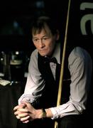 24 October 2005; Alex Higgins waits his turn during his game. vcpoker.ie Irish Professional Snooker Championships, First Round, Alex Higgins.v.Garry Hardiman, Spawell, Tempelogue, Dublin. Picture credit: Brendan Moran / SPORTSFILE