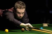 24 October 2005; Garry Hardiman in action during the 3rd frame. vcpoker.ie Irish Professional Snooker Championships, First Round, Alex Higgins.v.Garry Hardiman, Spawell, Tempelogue, Dublin. Picture credit: Brendan Moran / SPORTSFILE