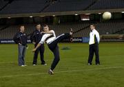 26 October 2005; Mattie Forde during a light training in advance of the 2nd Fosters International Rules game between Australia and Ireland, Telstra Dome, Melbourne, Australia. Picture credit; Ray McManus / SPORTSFILE