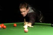 26 October 2005; Joe Swail in action during the 7th frame. vcpoker.ie Irish Professional Snooker Championship Final, Ken Doherty.v.Joe Swail, Spawell, Tempelogue, Dublin. Picture credit: Matt Browne / SPORTSFILE