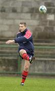27 October 2005; Shaun Payne in action during Munster rugby squad training. Musgrave Park, Cork. Picture credit: Matt Browne / SPORTSFILE