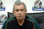 27 October 2005; Irish manager Pete McGrath at the final press conference in advance of the 2nd Fosters International Rules game between Australia and Ireland, Telstra Dome, Melbourne, Australia. Picture credit; Ray McManus / SPORTSFILE