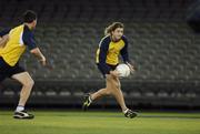 27 October 2005; Matthew Lappin during Australia's final training session in advance of the 2nd Fosters International Rules game between Australia and Ireland, Telstra Dome, Melbourne, Australia. Picture credit; Ray McManus / SPORTSFILE