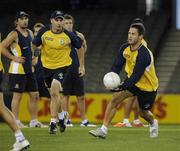 27 October 2005; Captain Chris Johnson during Australia's final training session in advance of the 2nd Fosters International Rules game between Australia and Ireland, Telstra Dome, Melbourne, Australia. Picture credit; Ray McManus / SPORTSFILE