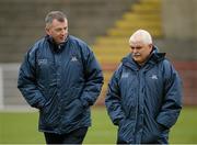16 March 2014; Dublin County Board CEO John Costello and Dublin County Board Chairman Andy Kettle. Allianz Football League, Division 1, Round 5, Derry v Dublin, Celtic Park, Derry. Picture credit: Oliver McVeigh / SPORTSFILE