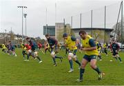 25 March 2014; Munster players in action during squad training ahead of their Celtic League 2013/14, Round 18, game against Leinster on Saturday. Munster Rugby Squad Training, The Mardyke Arena, UCC, Cork. Picture credit: Diarmuid Greene / SPORTSFILE