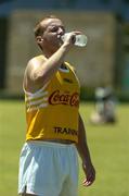 18 October 2005; Benny Coulter, during a training session, at the Mandurah Football and Sports Club, in advance of the Fosters International Rules game between Australia and Ireland. Mandurah Football and Sports Club, Rushton Park, Mandurah, Perth, Western Australia. Picture credit; Ray McManus / SPORTSFILE