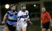28 October 2005; Cathal Fallon, St. Vincent's, in action against Bryan Phelan, UCD. Dublin County Senior Hurling Championship Final, UCD v St. Vincent's, Parnell Park, Dublin. Picture credit: Brian Lawless / SPORTSFILE