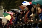 29 October 2005; Spectators watch the Dublin University and Shannon match. AIB All Ireland League 2005-2006, Division 1, Dublin University v Shannon, College Park, Trinity College, Dublin. Picture credit: Damien Eagers / SPORTSFILE