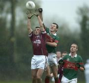 30 October 2005; Michael Phelan, Ardfinnan, in action against Ciaran McGrath, Loughmore-Castleiney. Tipperary County Senior Football Championship Final, Ardfinnan v Loughmore-Castleiney, Leahy Park, Cashel, Co. Tipperary. Picture credit: Matt Browne / SPORTSFILE
