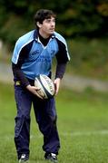 2 November 2005; Brian O'Meara in action during Leinster Rugby squad training. Old Belvedere, Anglesea Road, Dublin. Picture credit: Brian Lawless / SPORTSFILE