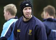 2 November 2005; Guy Easterby during Leinster Rugby squad training. Old Belvedere, Anglesea Road, Dublin. Picture credit: Brian Lawless / SPORTSFILE