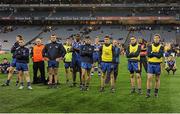 8 March 2014; Dejected Marist Athlone players after the game. Leinster Colleges Senior Football Championship Final, Coláiste Eoin v Marist Athlone. Croke Park, Dublin. Picture credit: Piaras Ó Mídheach / SPORTSFILE