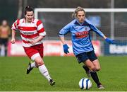 29 March 2014; Julie-Ann Russell, UCD, in action against Geraldine McLoughlin, IT Sligo. WSCAI Intervarsities Cup Final 2014, UCD v IT Sligo, UCD Bowl, Belfield, Dublin. Picture credit: Ramsey Cardy / SPORTSFILE