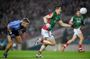 29 March 2014; Lee Keegan, Mayo, in action against Jonny Cooper, Dublin. Allianz Football League, Division 1, Round 6, Dublin v Mayo. Croke Park, Dublin. Picture credit: Ray McManus / SPORTSFILE