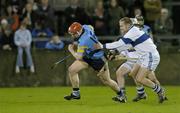28 October 2005; Tommy Fitzgerald, UCD, in action against St. Vincent's. Dublin County Senior Hurling Championship Final, UCD v St. Vincent's, Parnell Park, Dublin. Picture credit: Brian Lawless / SPORTSFILE