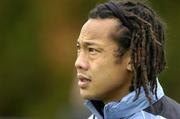 8 November 2005; Team captain Tana Umaga during squad training. New Zealand squad training, Westmanstown Sports Centre, Dublin. Picture credit: Pat Murphy / SPORTSFILE