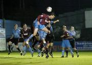 8 November 2005; Gavin Whelan, Drogheda United heads in his sides second goal. eircom League, Premier Division. Drogheda United v Bohemians, United Park, Drogheda, Co. Louth Picture credit: Damien Eagers / SPORTSFILE