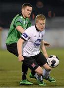 28 March 2014; Daryl Horgan, Dundalk, in action against Craig Walsh, Bohemians. Airtricity League Premier Division, Dundalk v Bohemians, Oriel Park, Dundalk, Co. Louth. Photo by Sportsfile