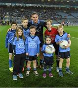29 March 2014; Match day mascots with Dublin captain Stephen Cluxton before the game. Allianz Football League, Division 1, Round 6, Dublin v Mayo. Croke Park, Dublin. Picture credit: Ray McManus / SPORTSFILE